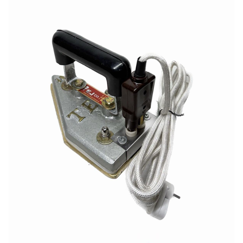 Cobtech - Tejco Laundry iron 10 pound brass base 900 watt ES-300-PRO with connection lead wire and connector